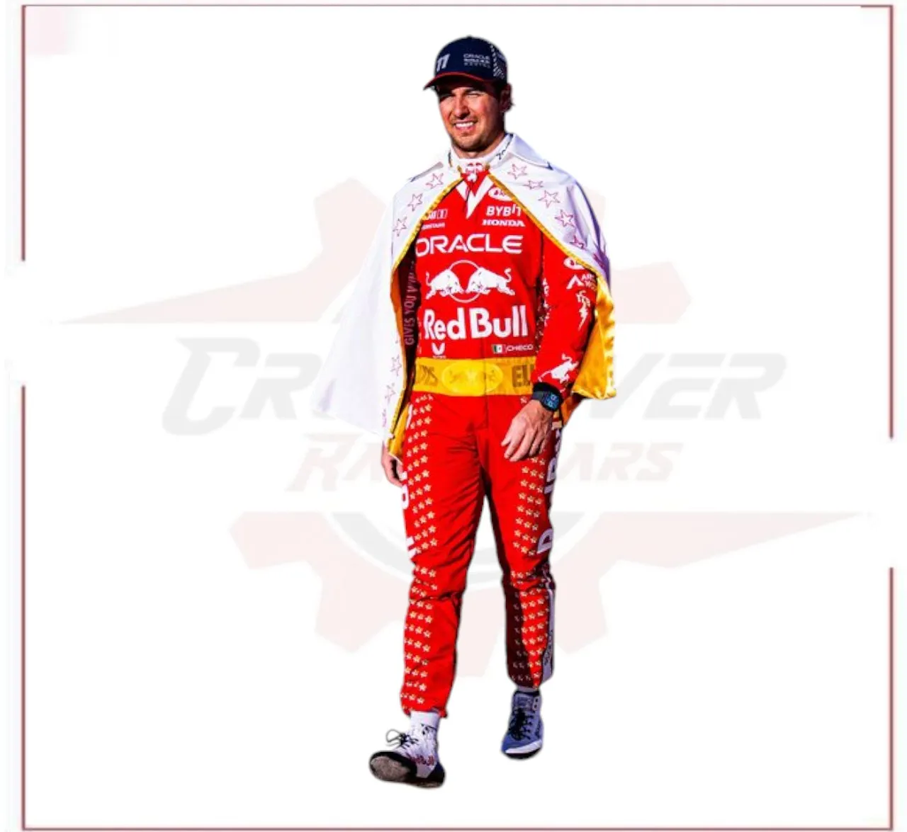 2023 Las Vegas Sergio Perez Race Suit Replica Honda Redbull F1