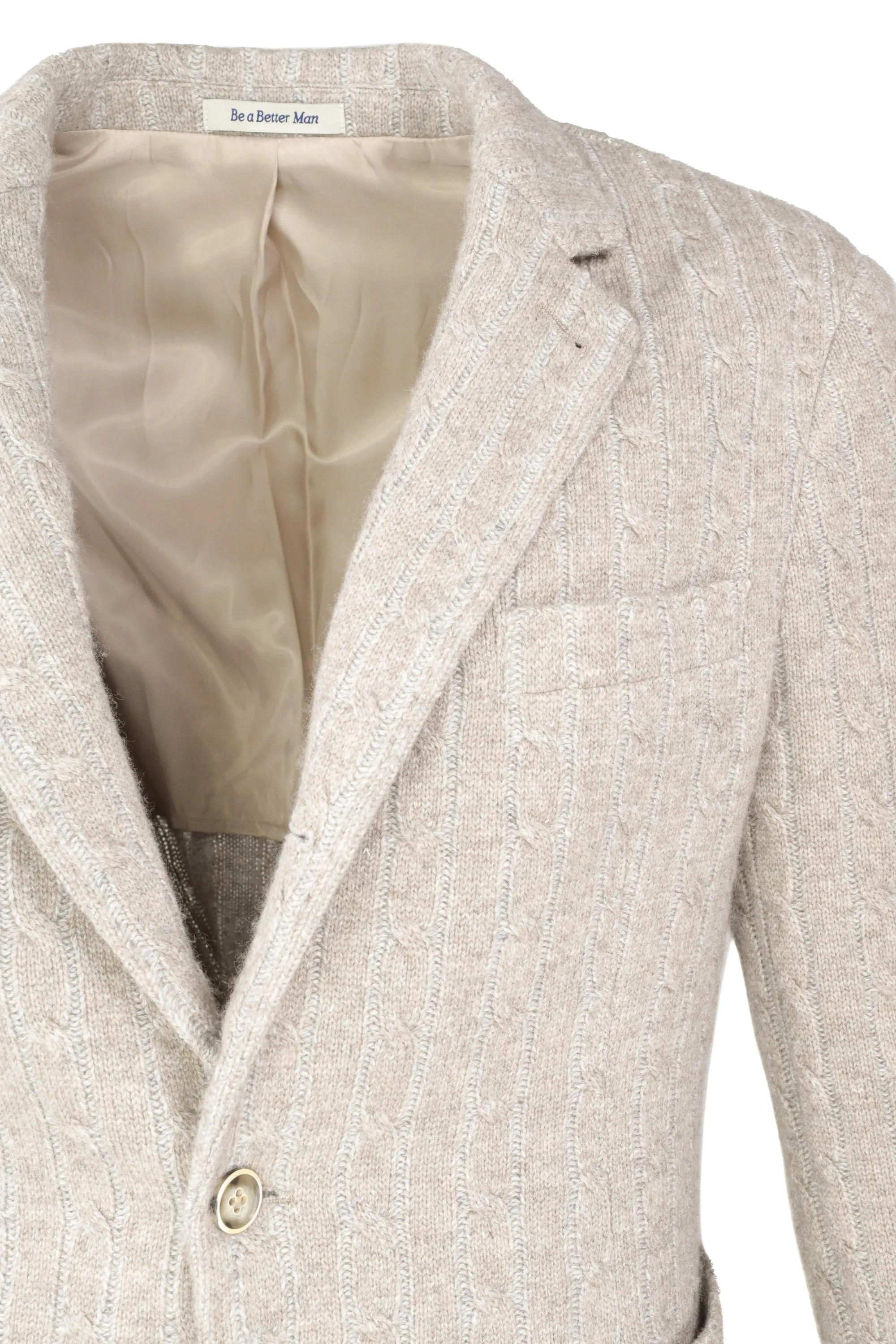 Alberto Zimni Cashmere/Wool Hybrid Sport Coat - Oat