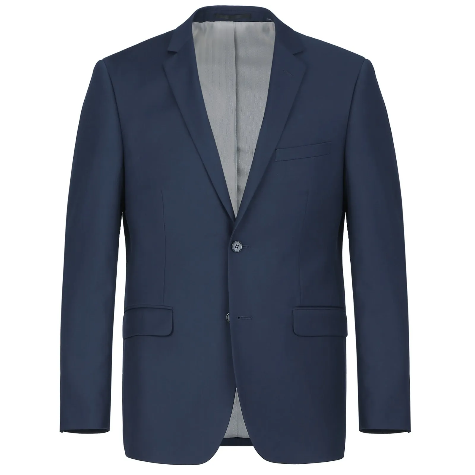 Alessandro Vitello by Renoir Navy Blue 2-Piece Classic Fit Single Breasted Notch Lapel Suit 201-19