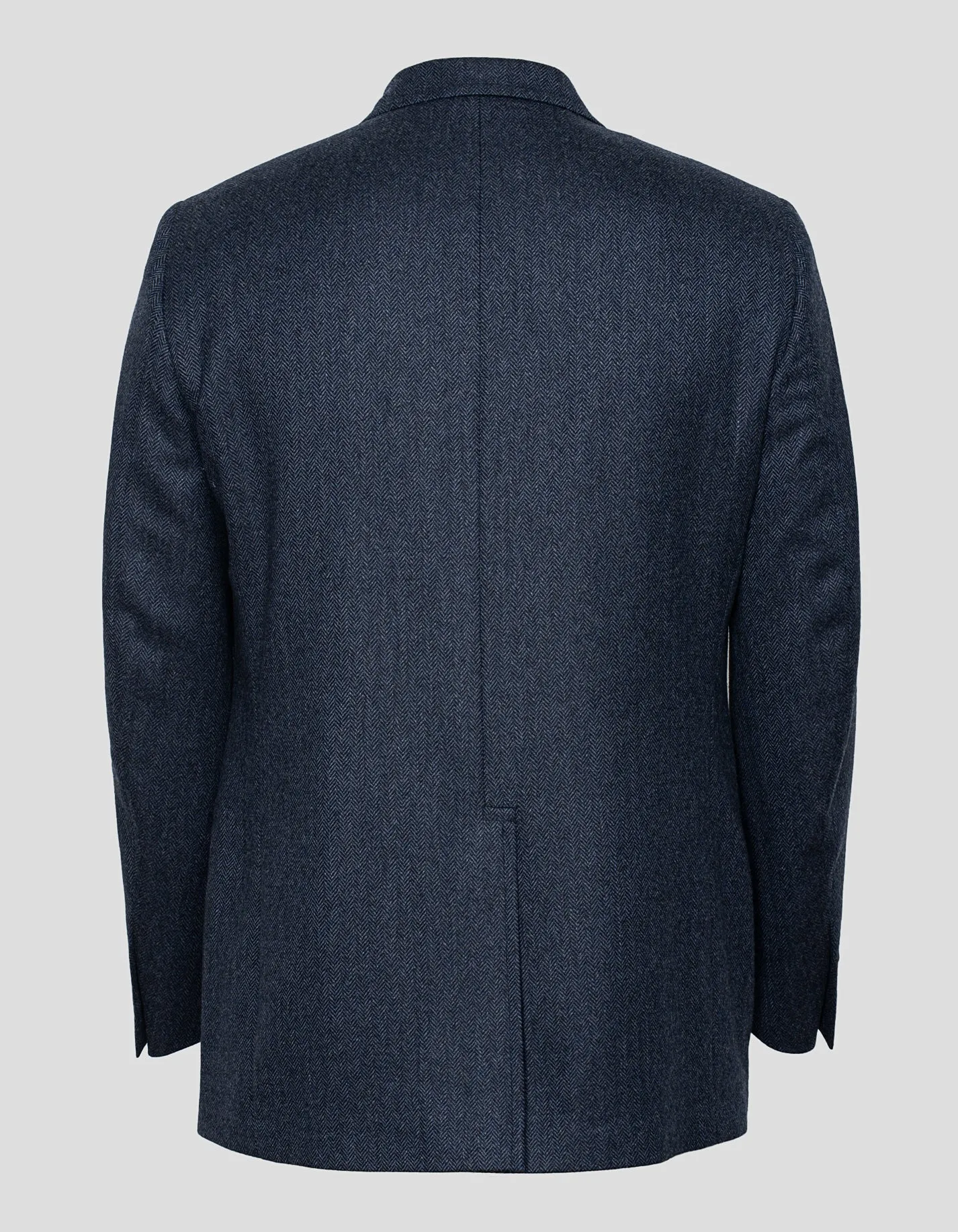 BLUE HERRINGBONE CASHMERE SPORT COAT