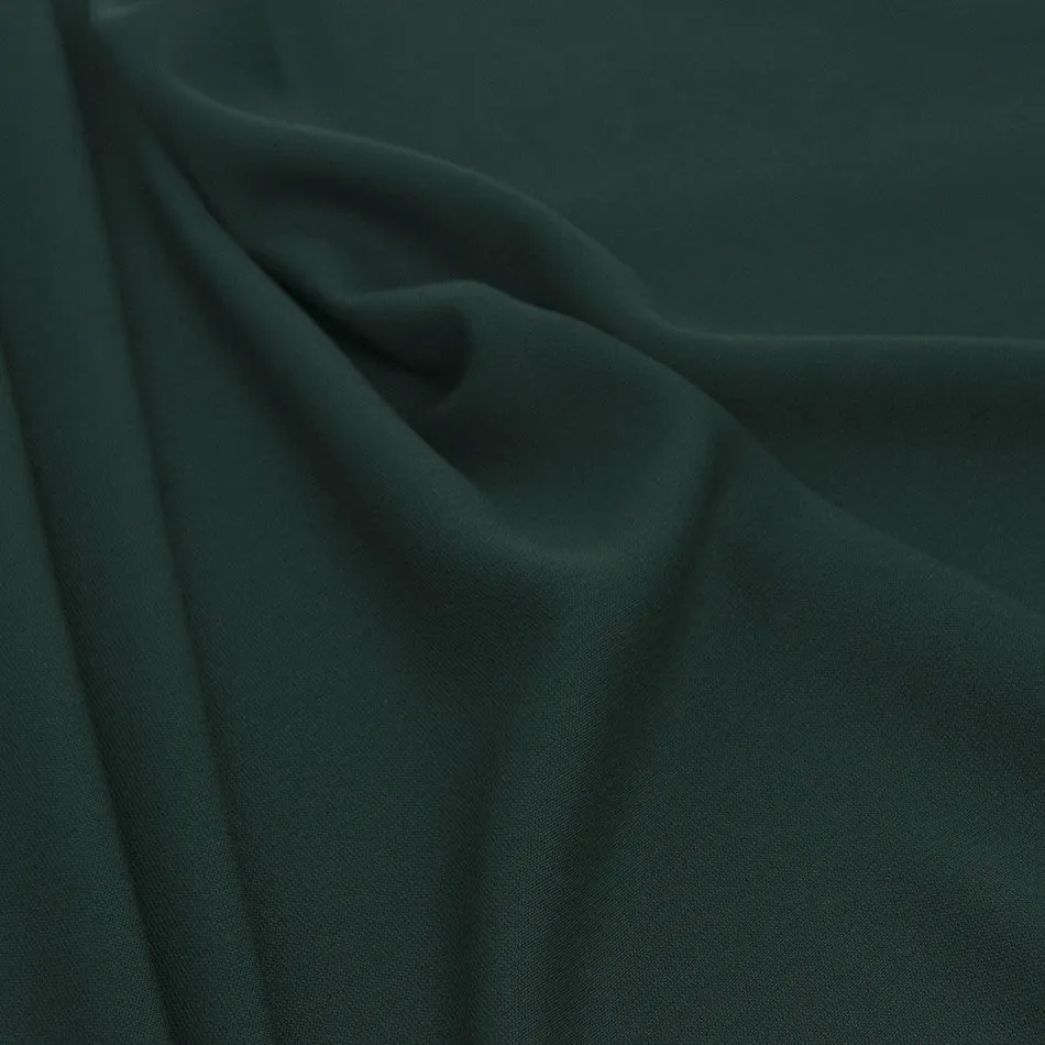 Bottle Green Poly / Wool Fabric 40