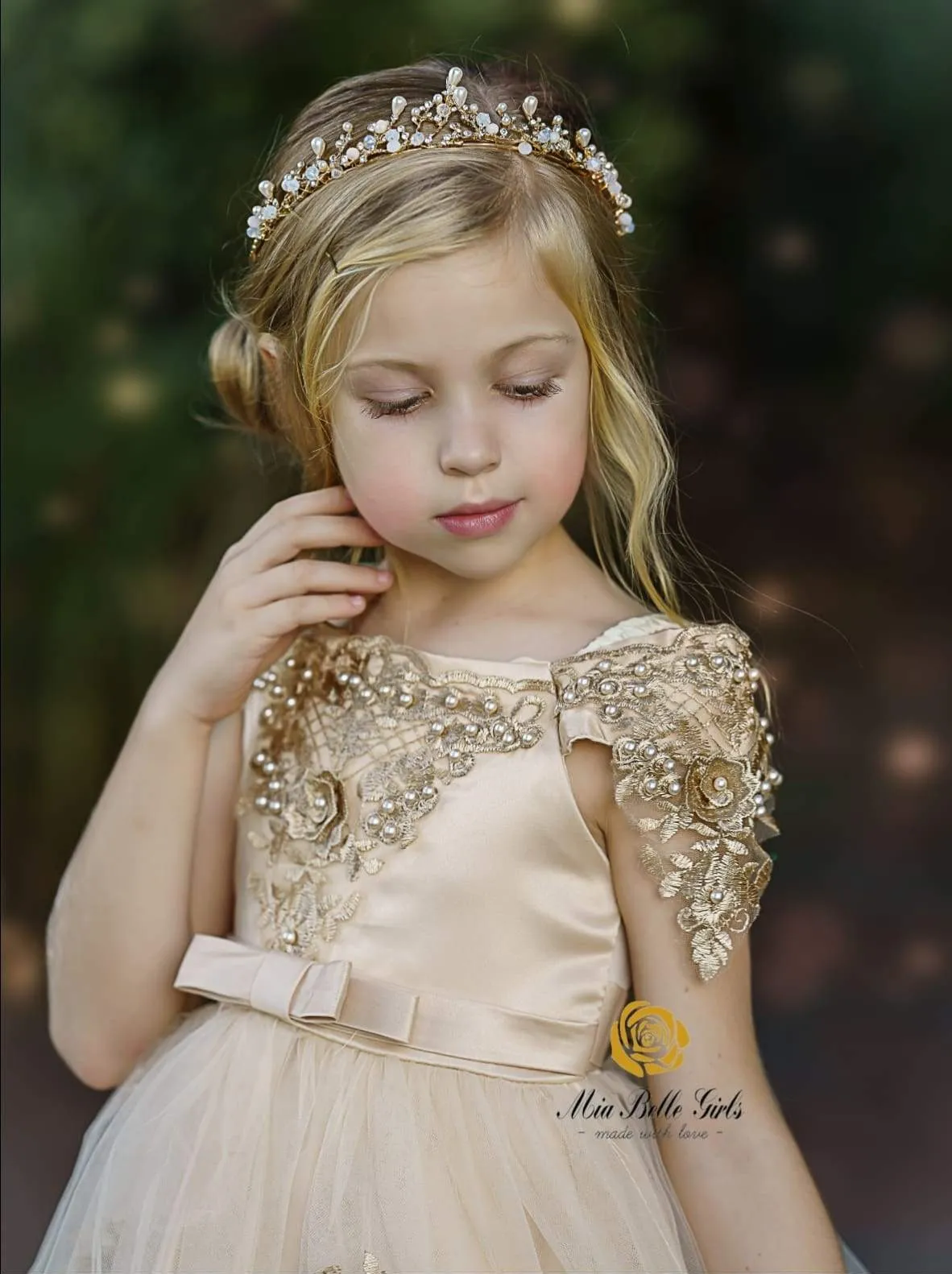 Champagne Dream Holiday Princess Dress