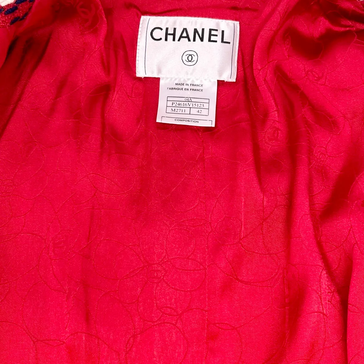 Chanel Tri-color Wool Skirt Suit