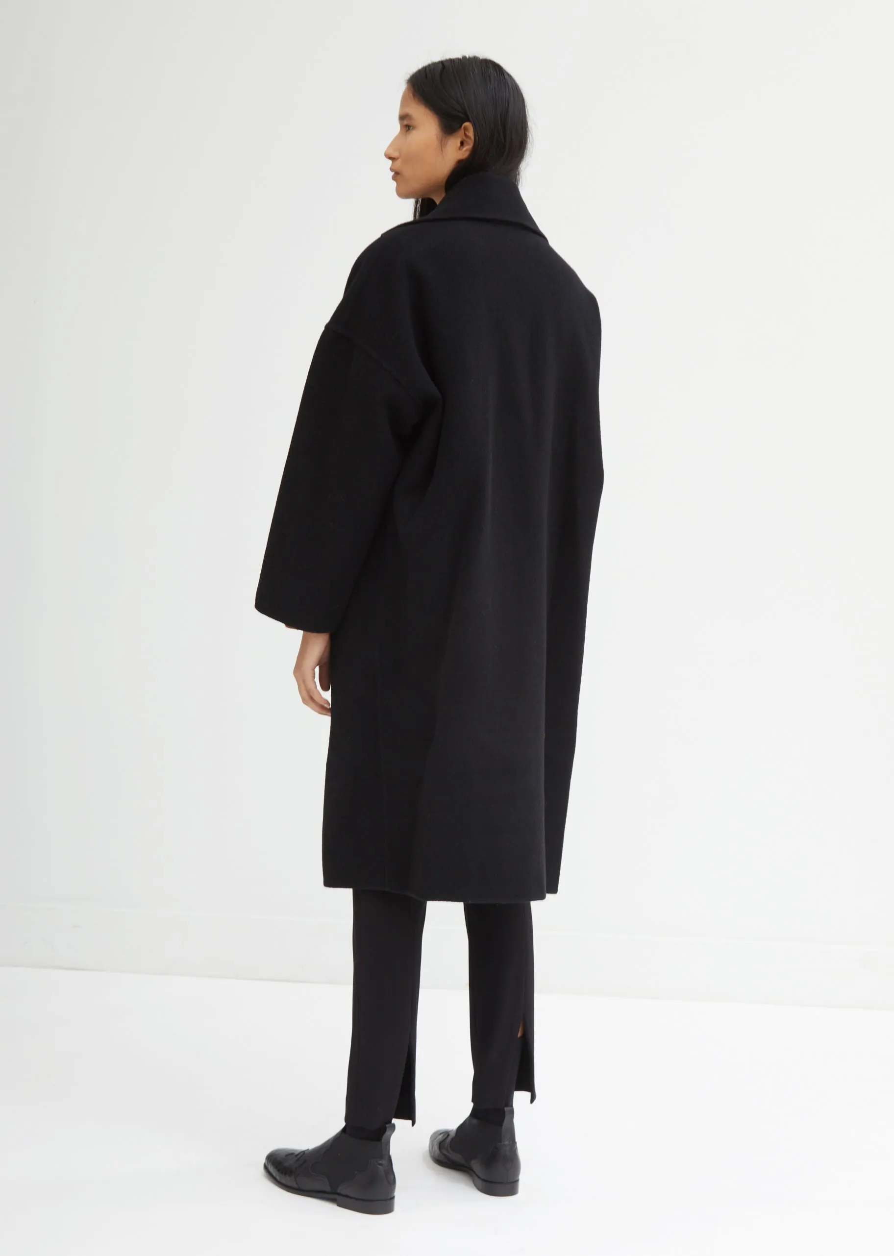 Double Wool Oversized Coat