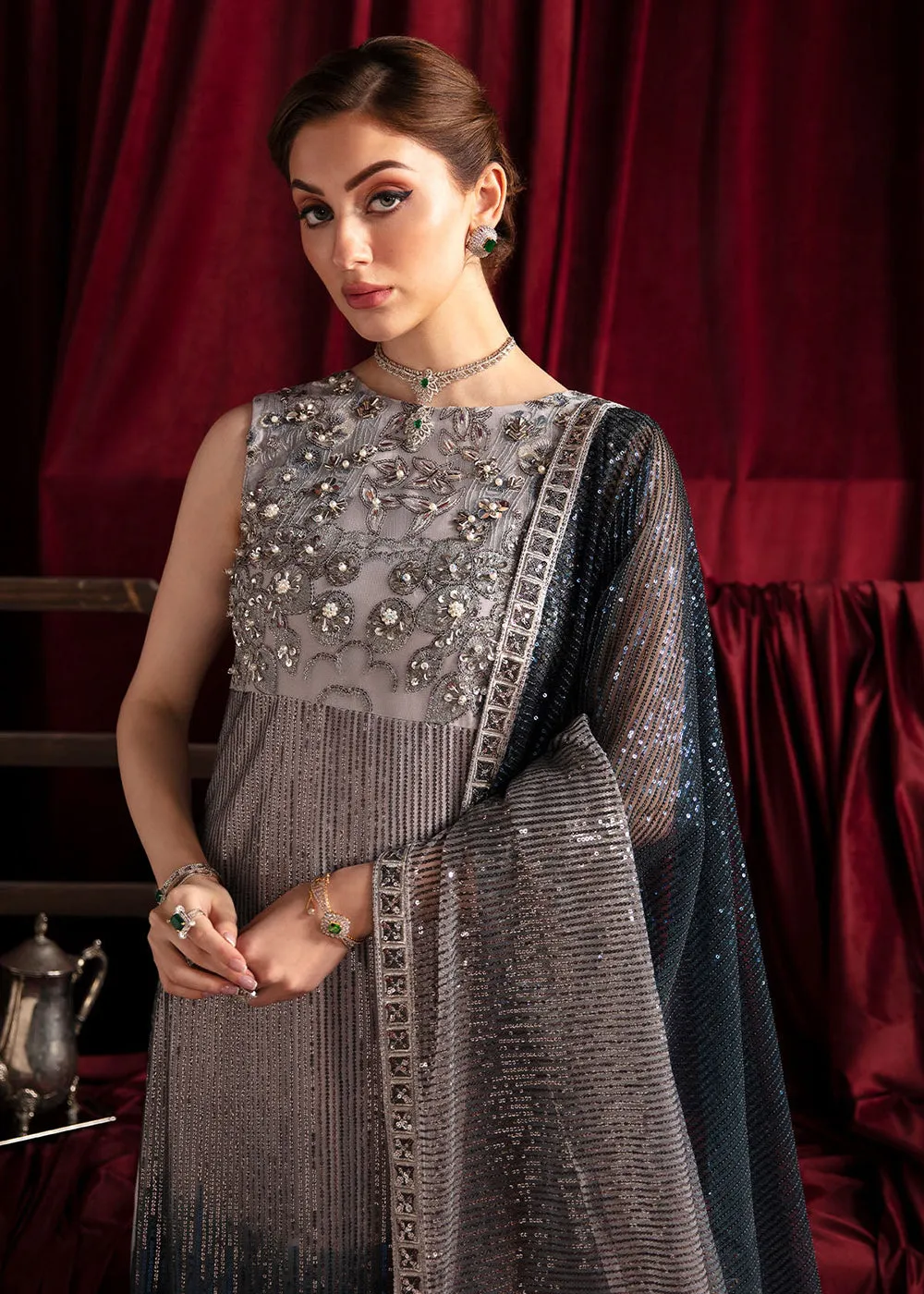 Elanora Embroidered Formals' 24 by Nureh | STARRY NIGHTS