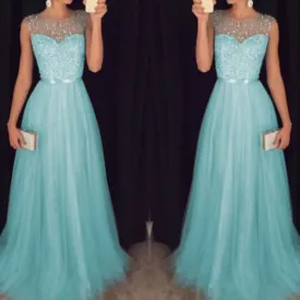 Elegant Prom Gowns Sequin Dress