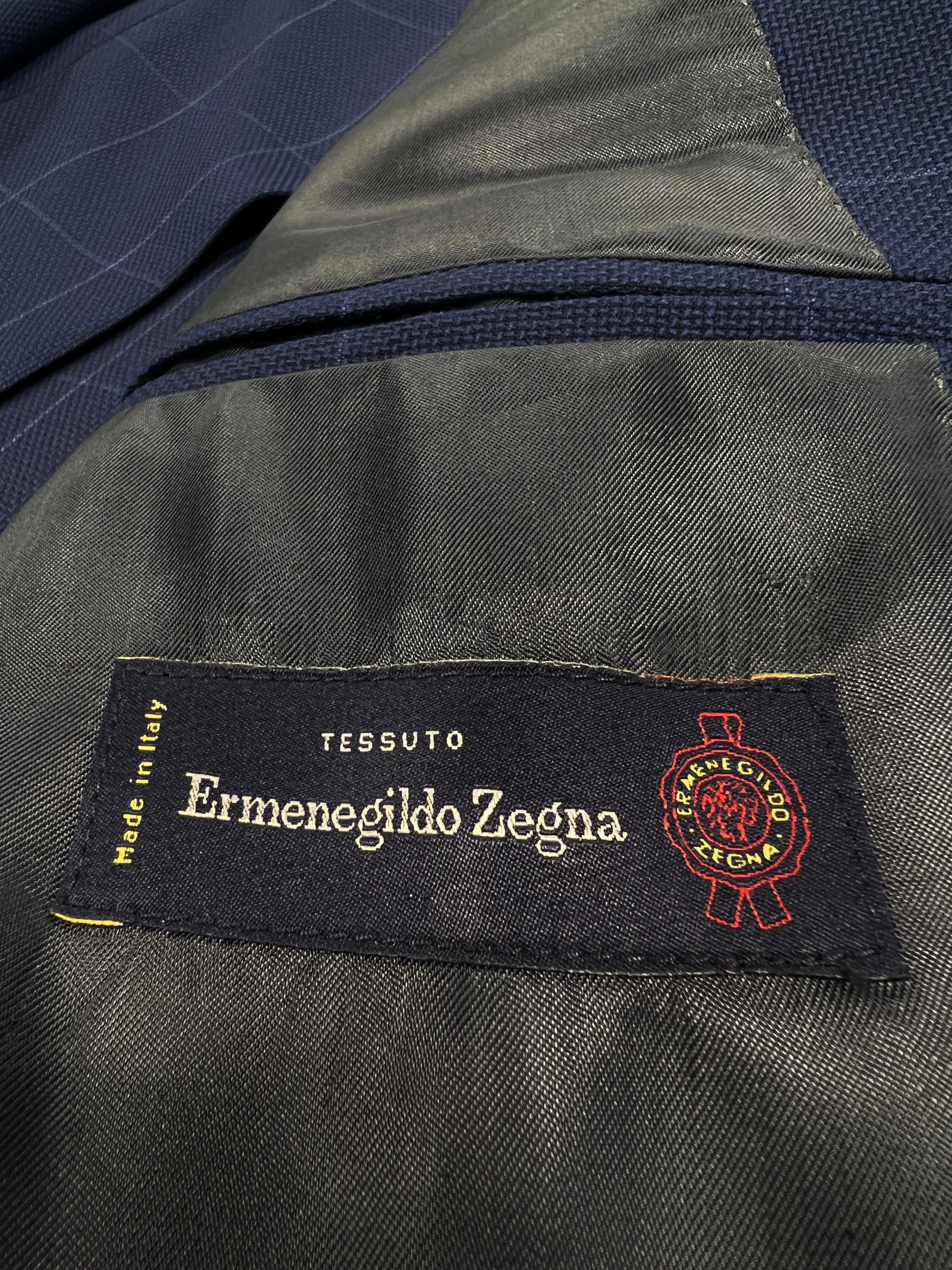 Emilio Zegna Cloth Suit - Navy - Made in Italy