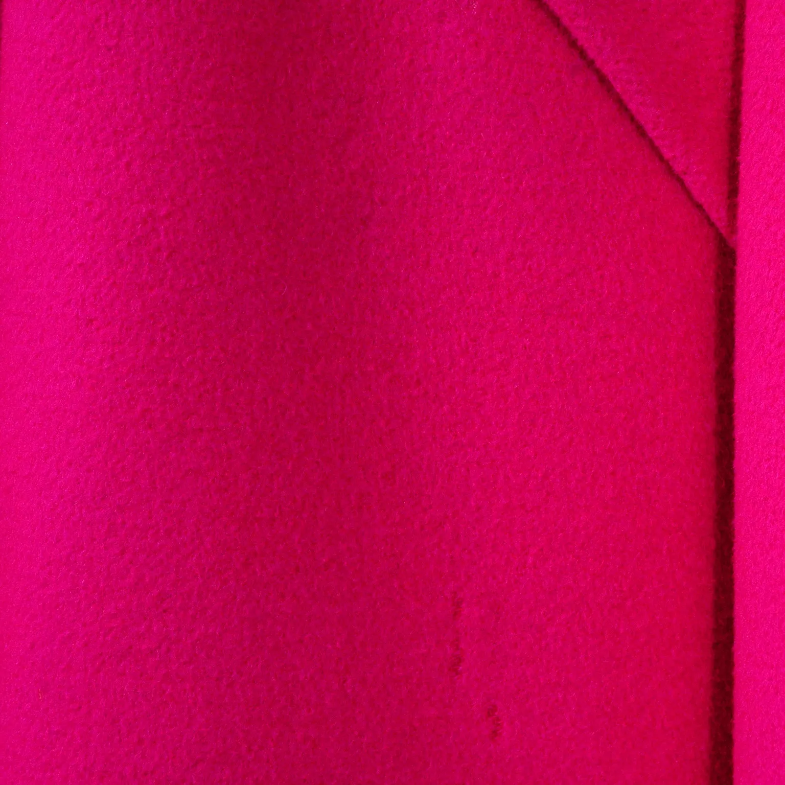 Rare Vintage Patrick Kelly Paris Hot Pink Cashmere-Wool Blend Coat - Fall/Winter 1989 Collection