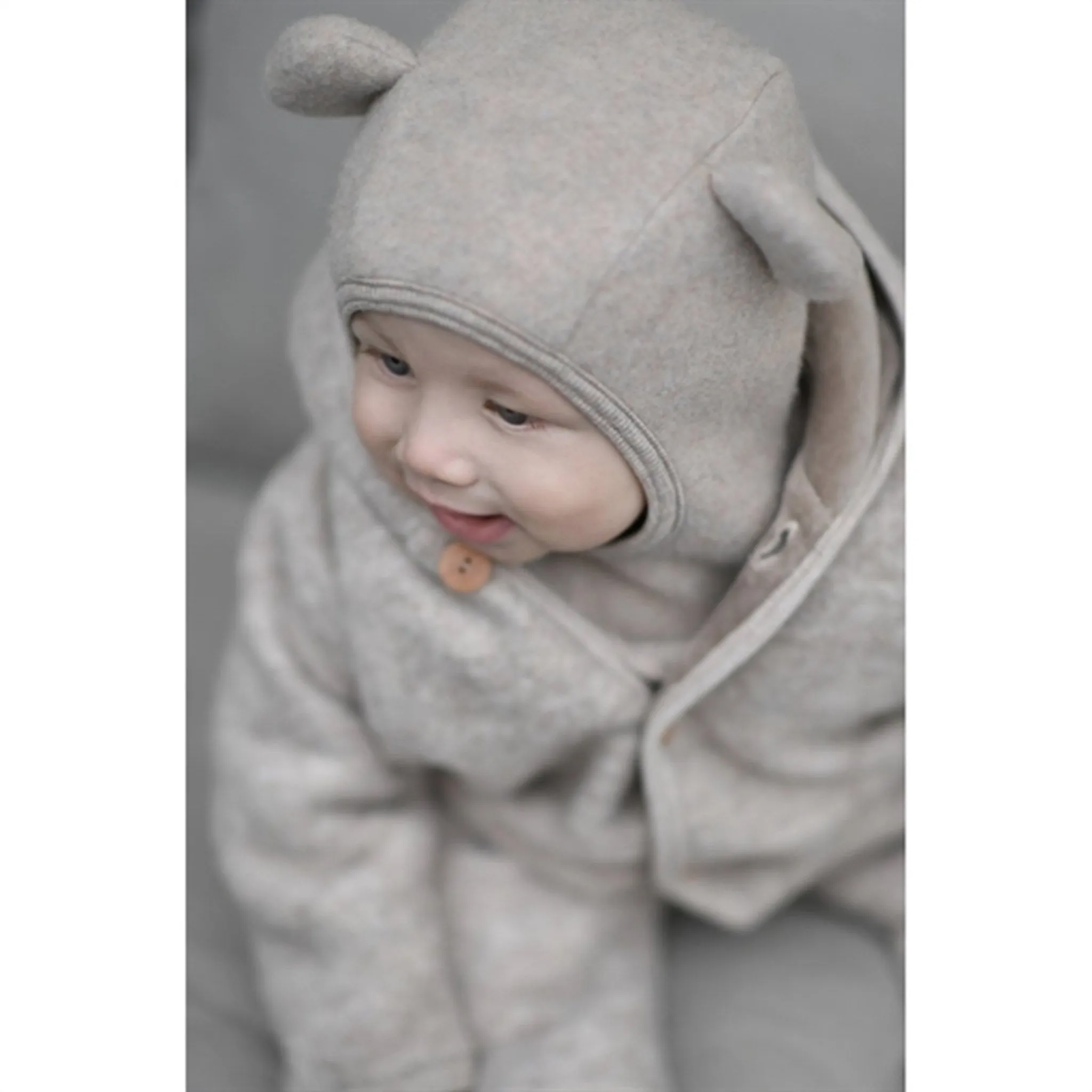 Huttelihut Pram Suit Wool Pooh Sand