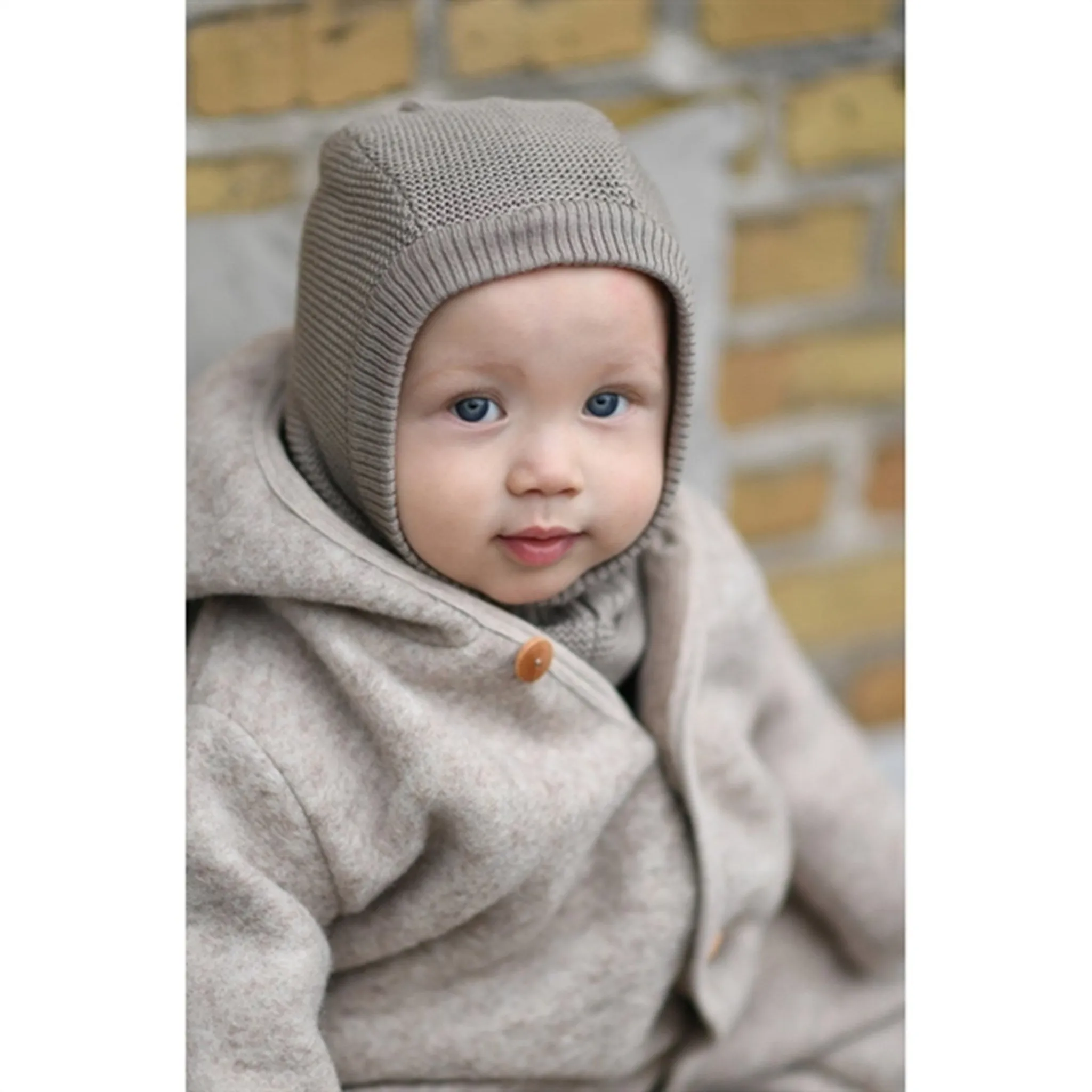 Huttelihut Pram Suit Wool Pooh Sand