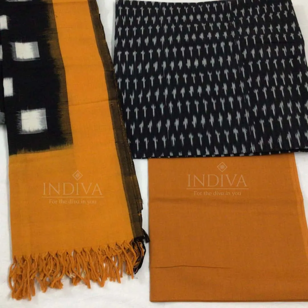 Indiva Ikat suit material