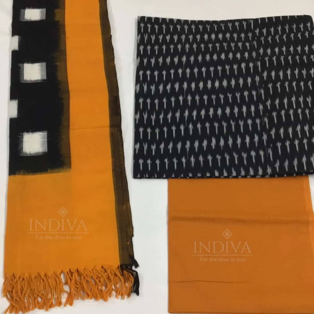 Indiva Ikat suit material