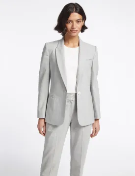 Jamie New Wool Blazer - Light Grey