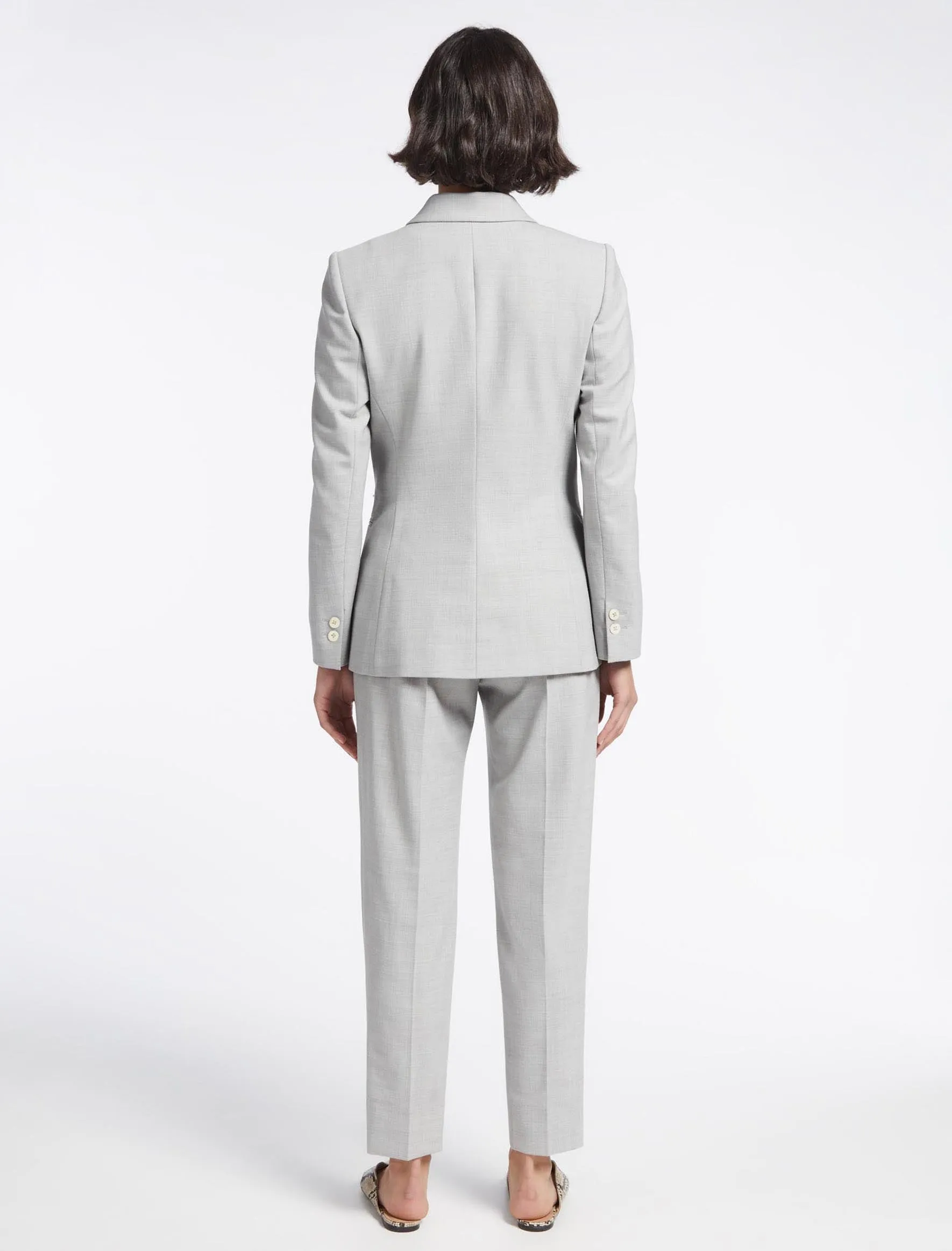 Jamie New Wool Blazer - Light Grey