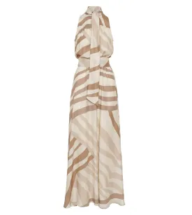 KITON Sleeveless Silk Maxi Dress