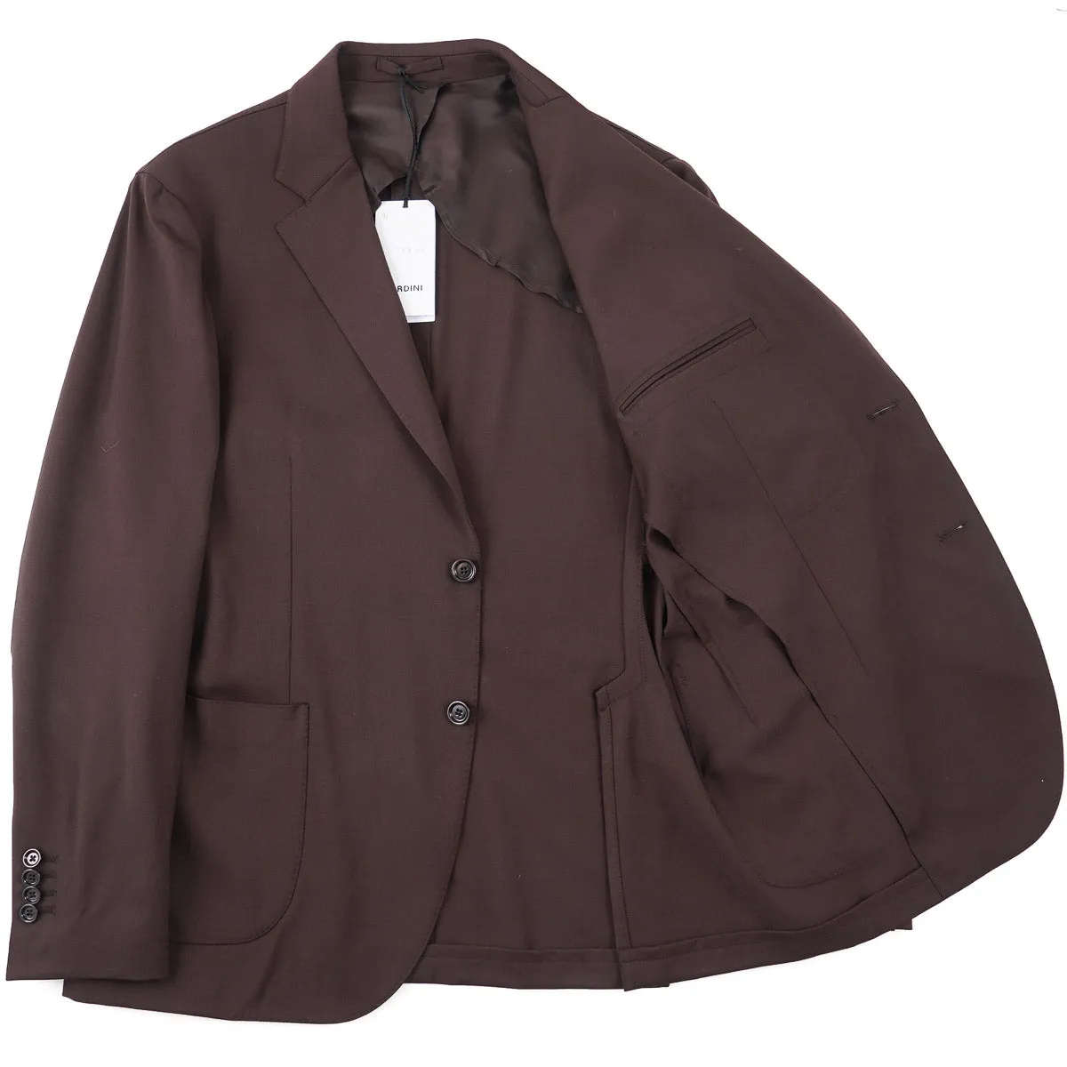 Lardini Chocolate Brown Wool Suit