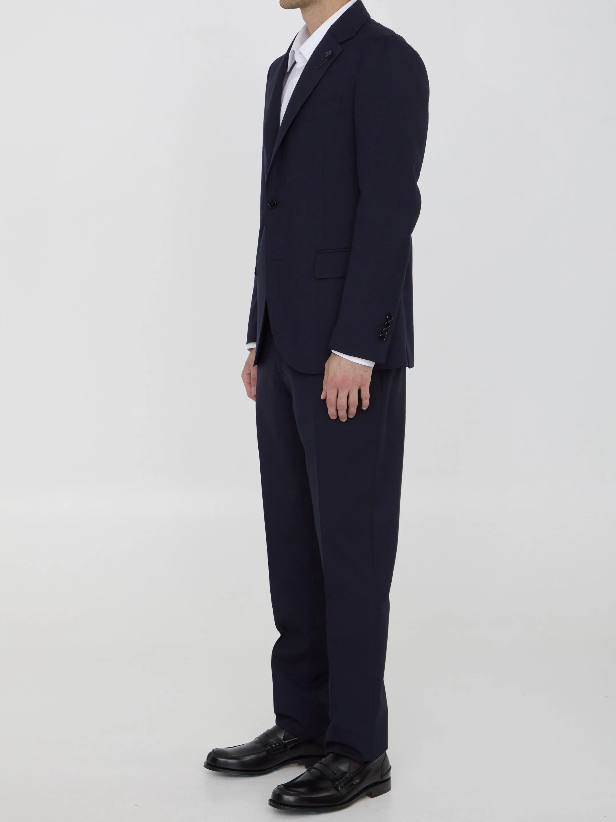 Lardini Two-piece Suit In Virgin Wool