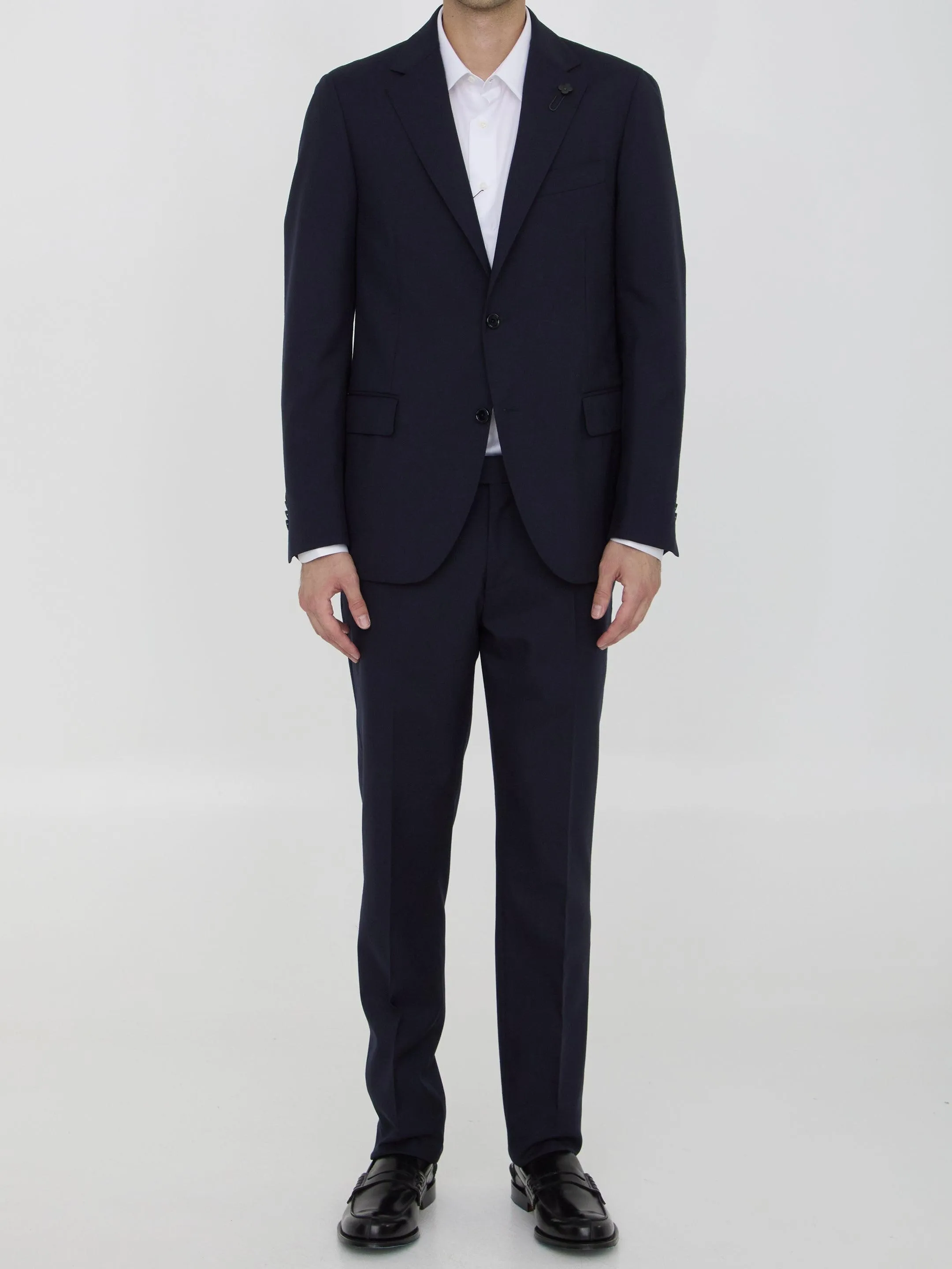 Lardini Two-piece Suit In Virgin Wool