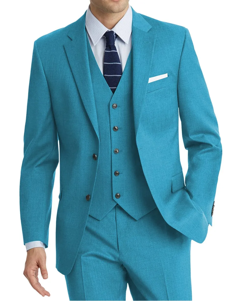 Men's Suit 3 Piece Notch Lapel Blazer For Wedding