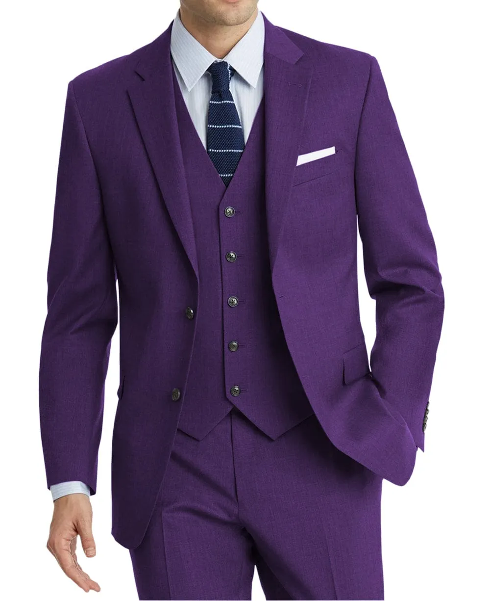 Men's Suit 3 Piece Notch Lapel Blazer For Wedding