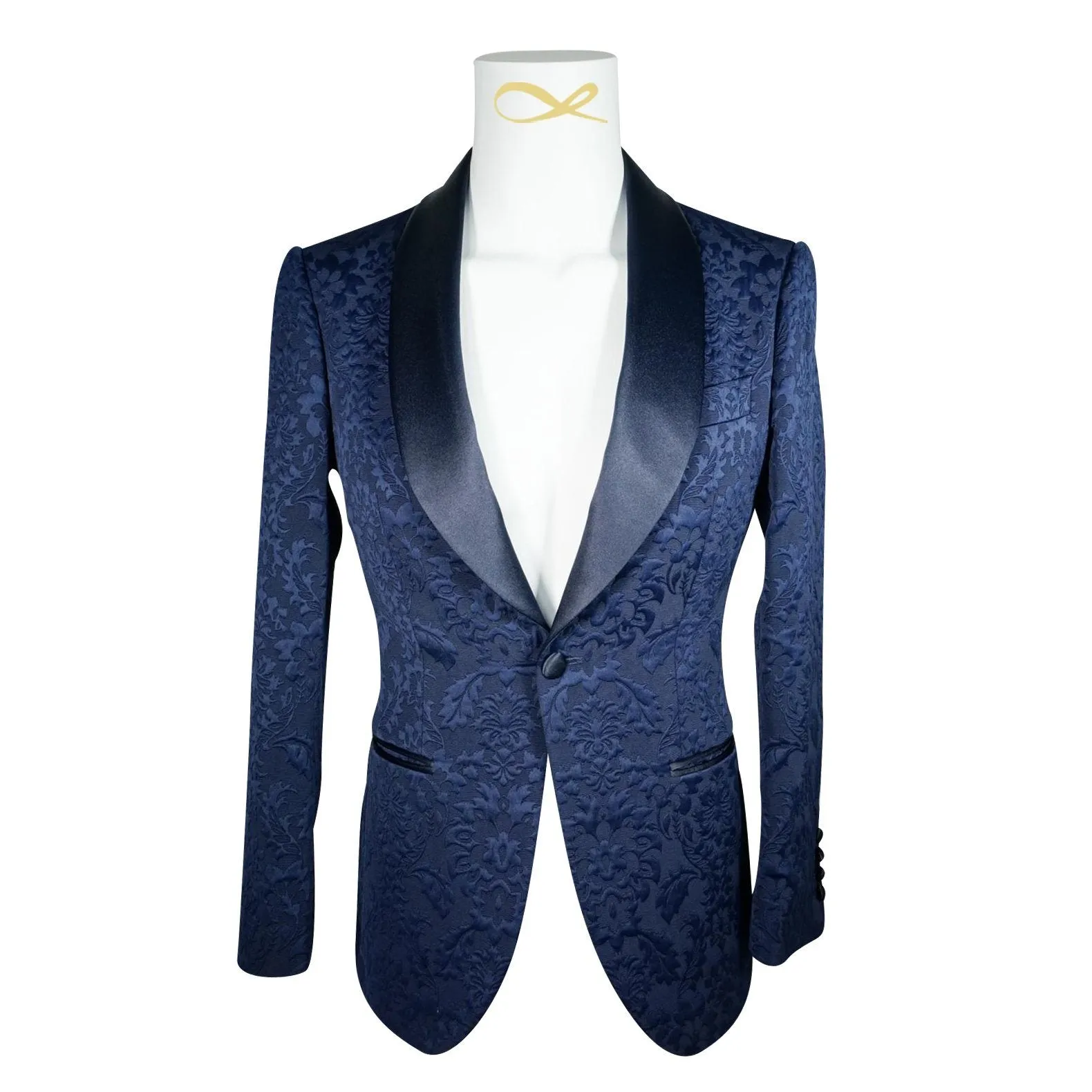 Navy Blue Fiore Dinner Jacket