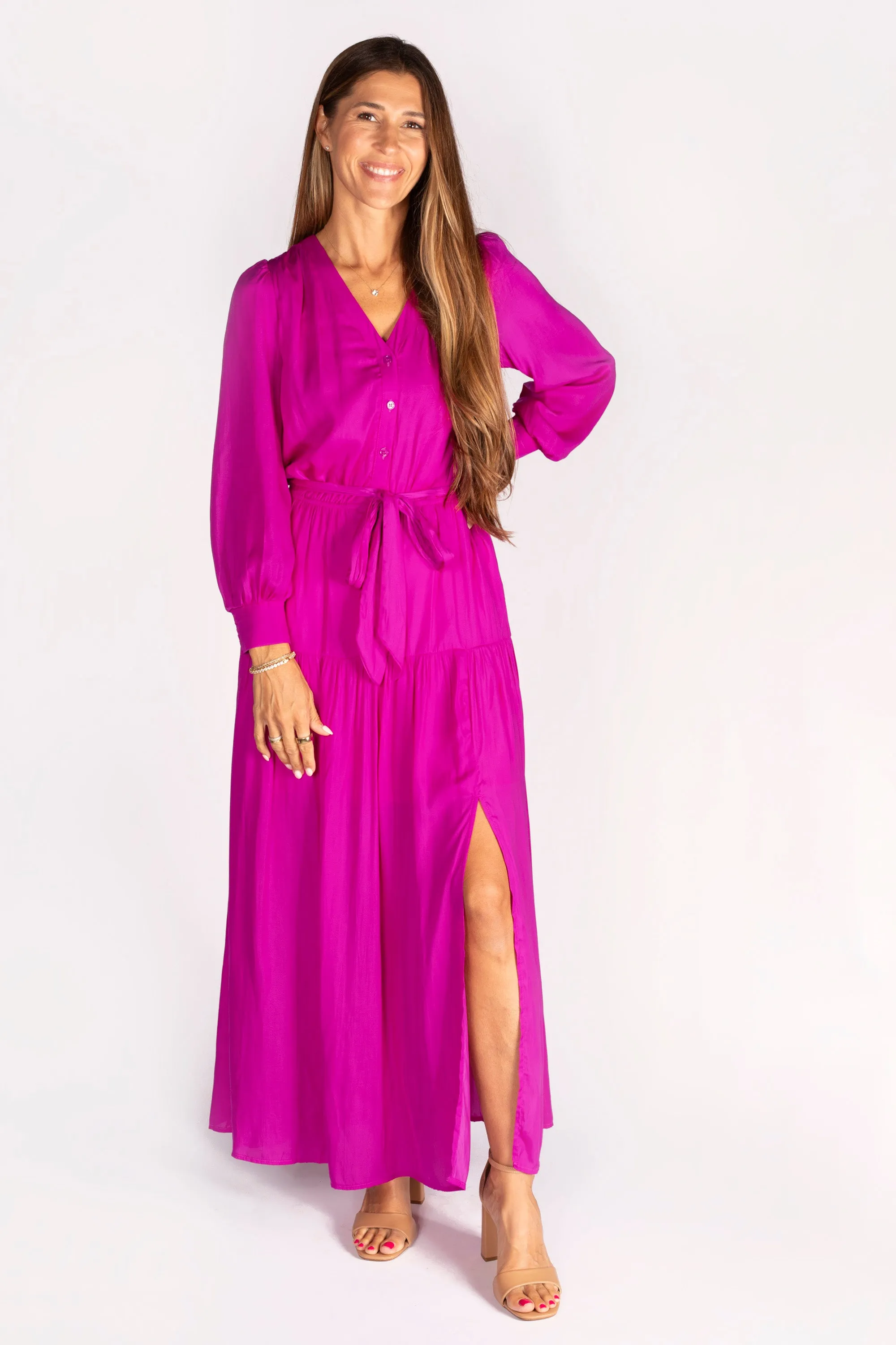 Orchid Tiered Maxi Dress - FINAL SALE