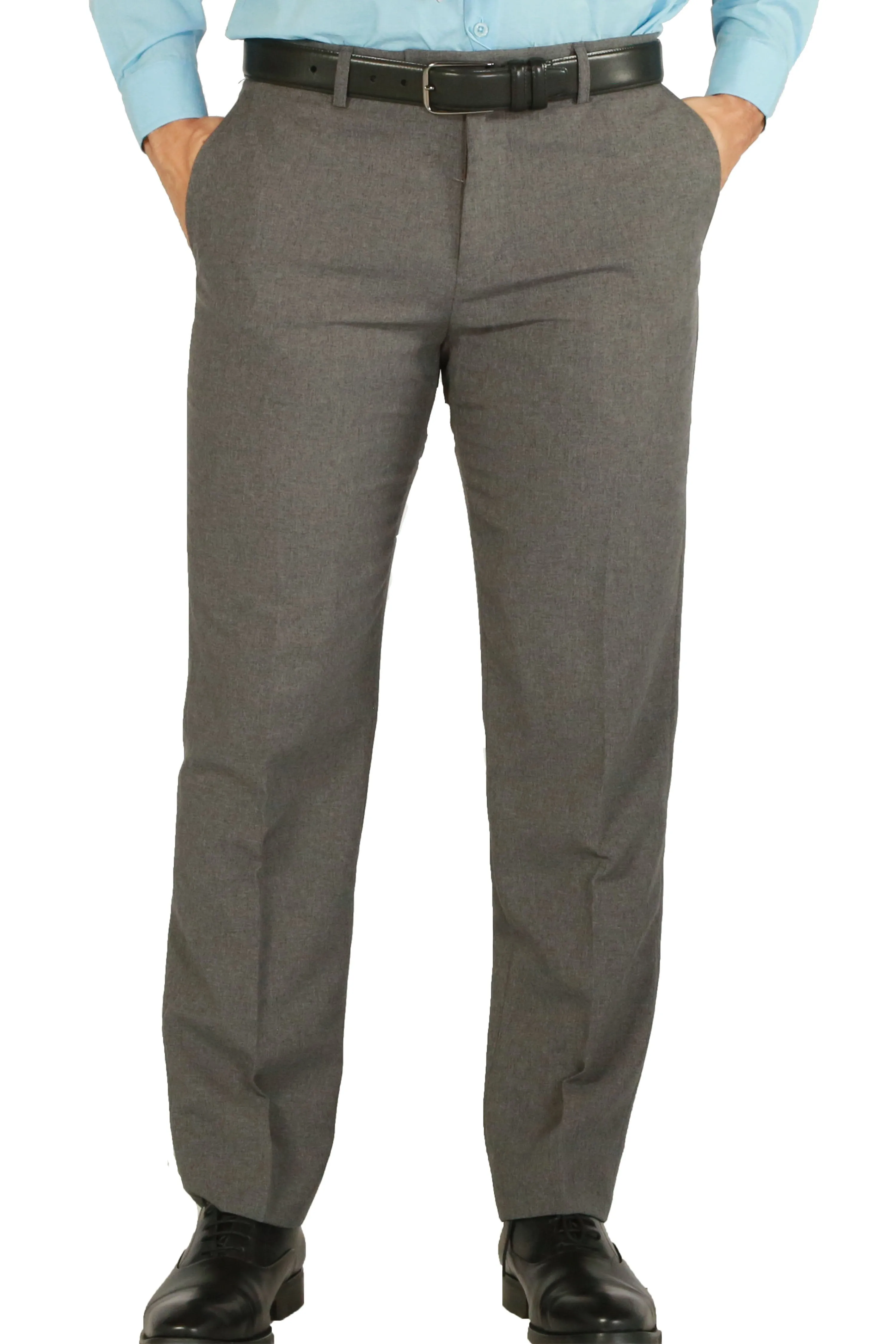 Paul Lorenzo 1969 Heather Grey Solid Slim Fit Suit (2-Piece Set)