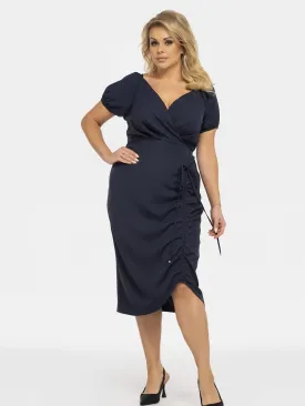 Plus size dress model 190955 Karko