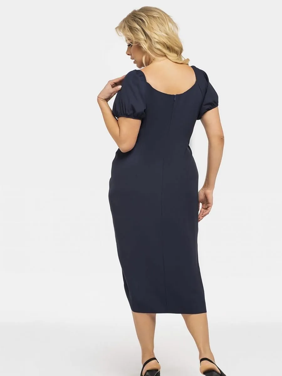 Plus size dress model 190955 Karko