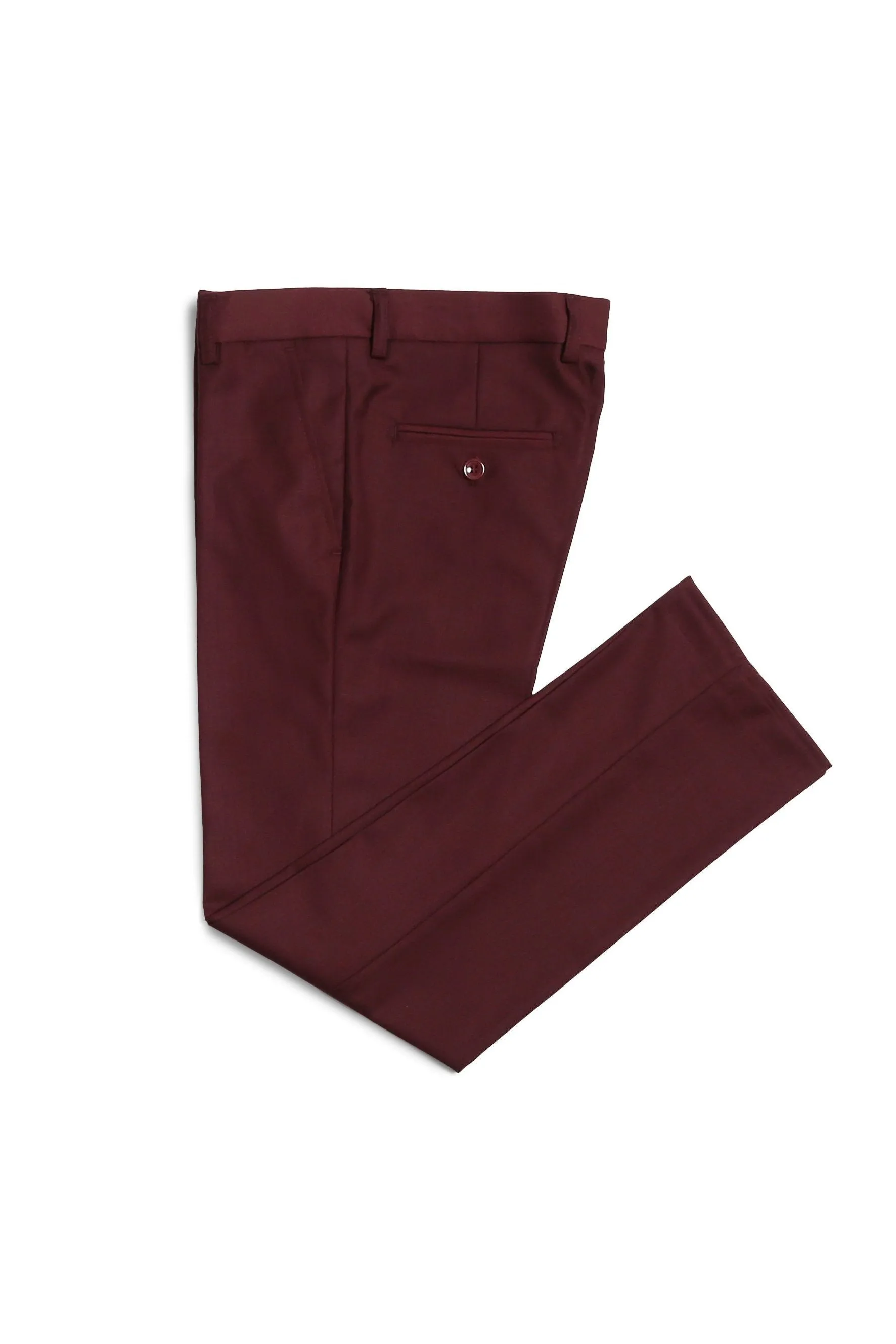 "Jax" Kids Burgundy Suit 5-Piece Set