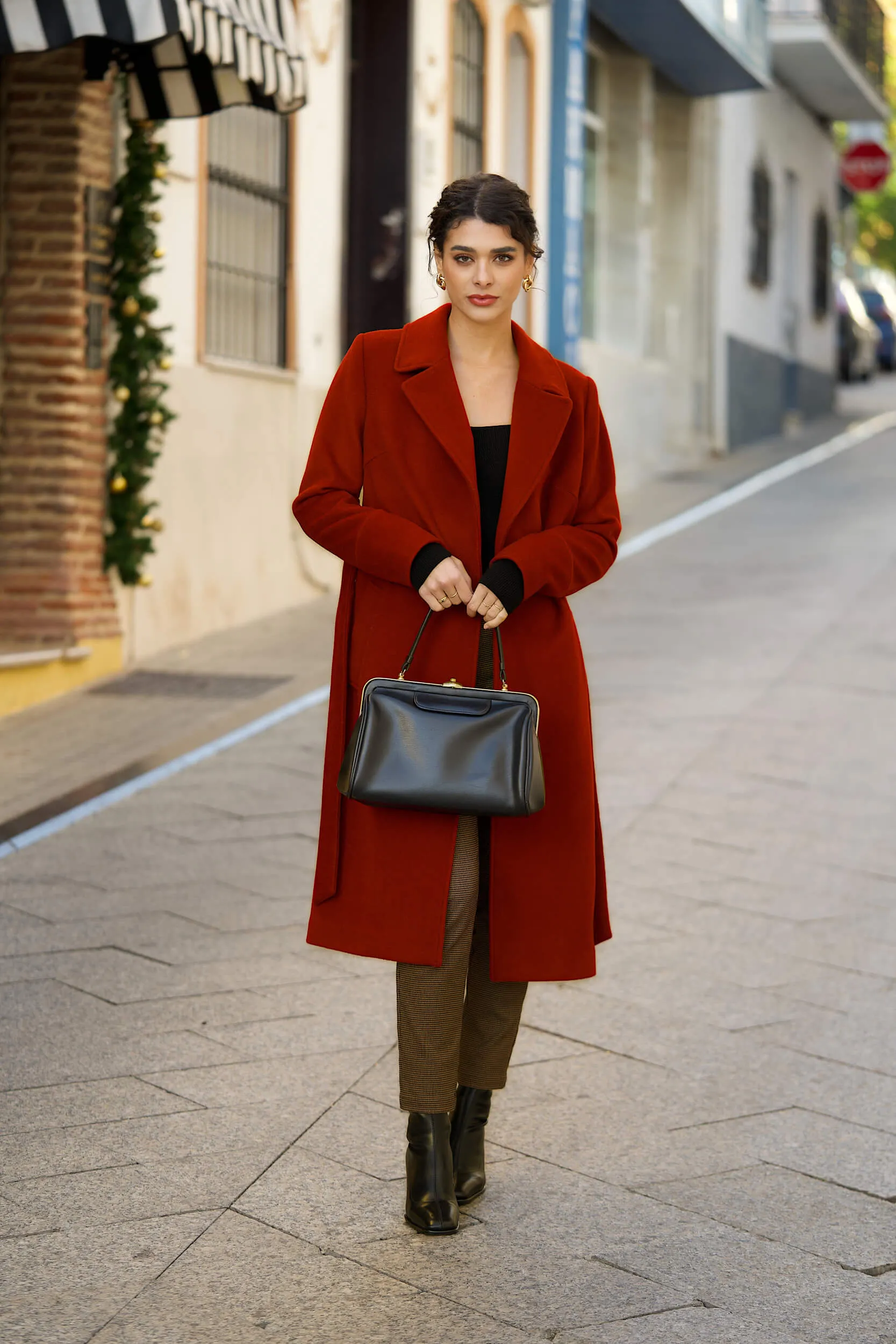 Sabina Cashmere Wool Coat