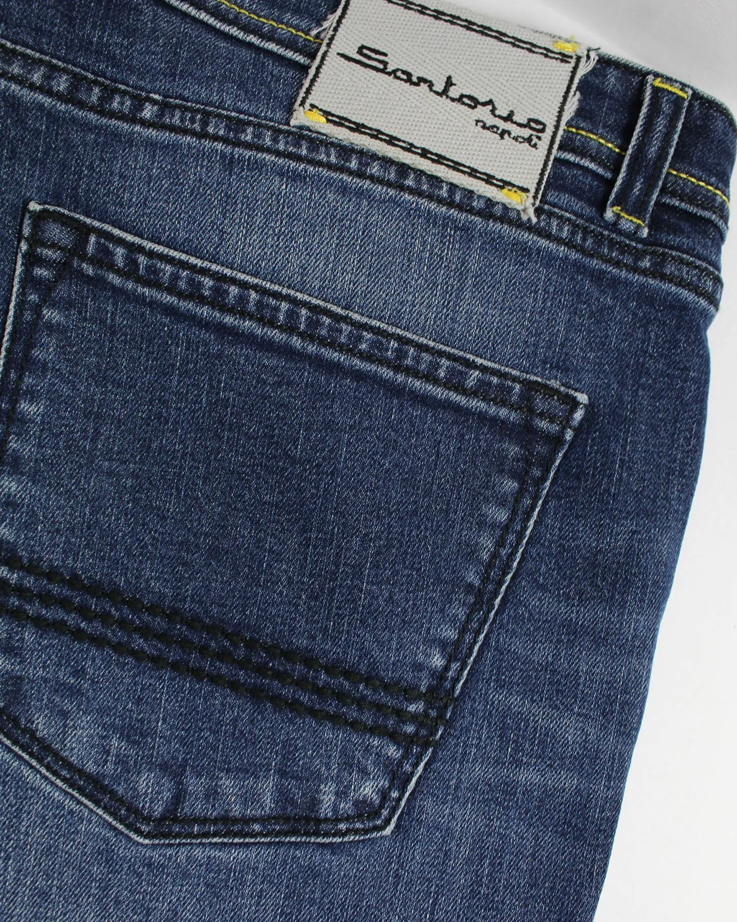 Sartorio Jeans Dark Denim Blue Slim Fit Button Fly 38 - SALE