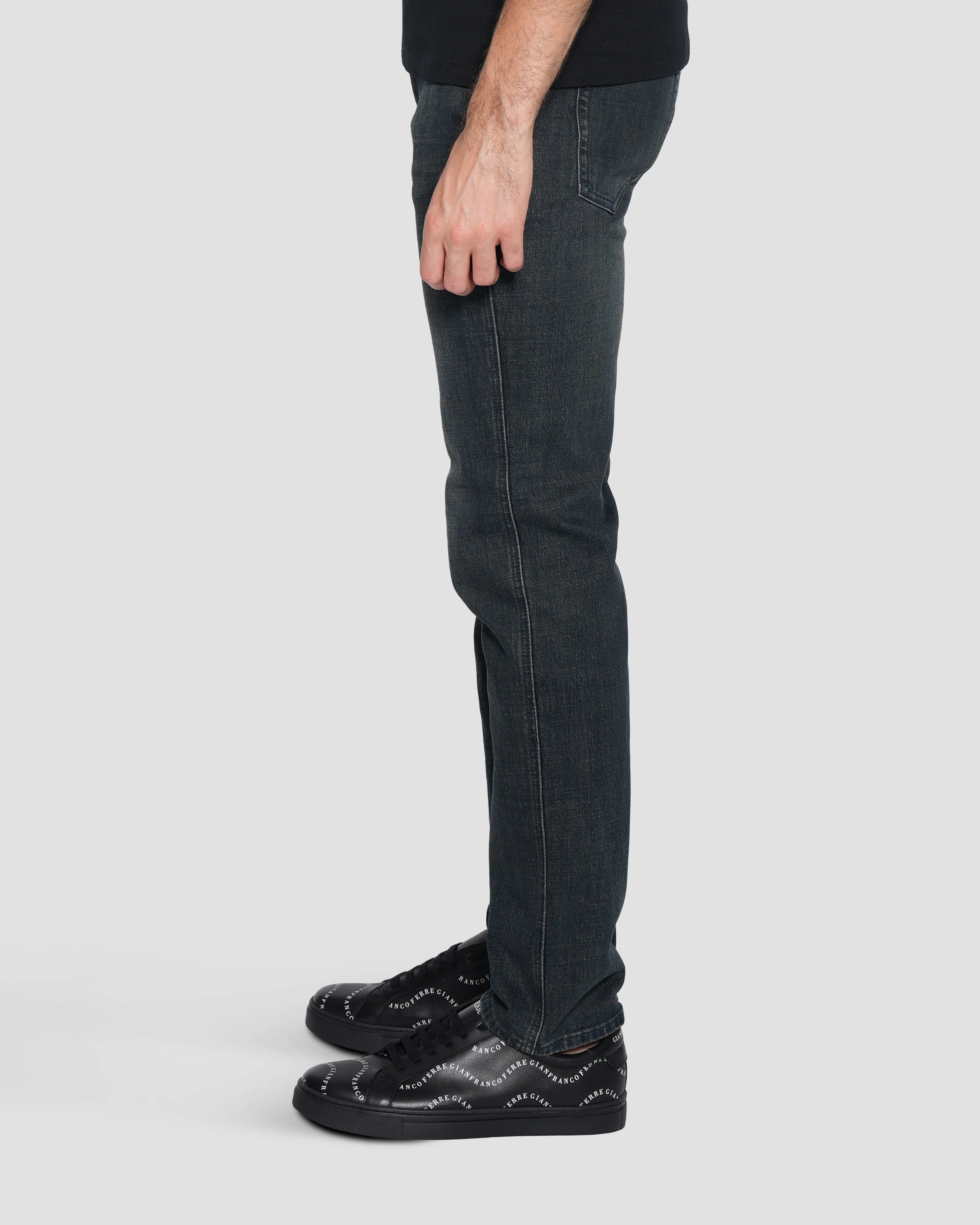 Slim Fit Dark Wash Denim Jeans