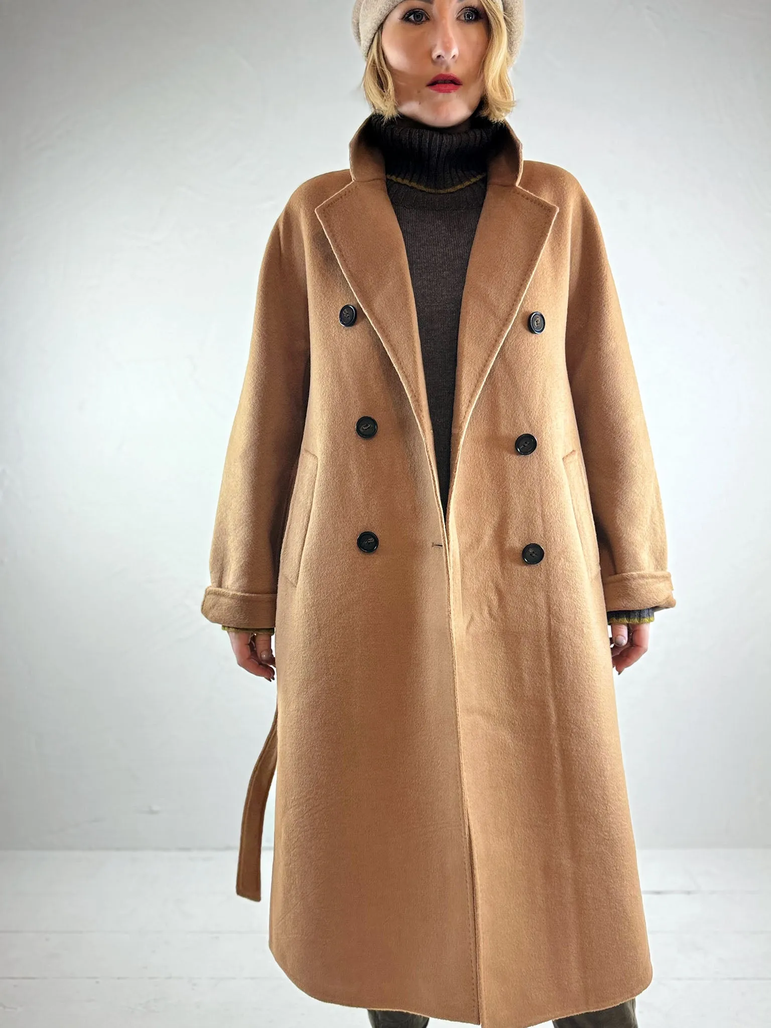 Sunny Studio Sophia Camel Coat