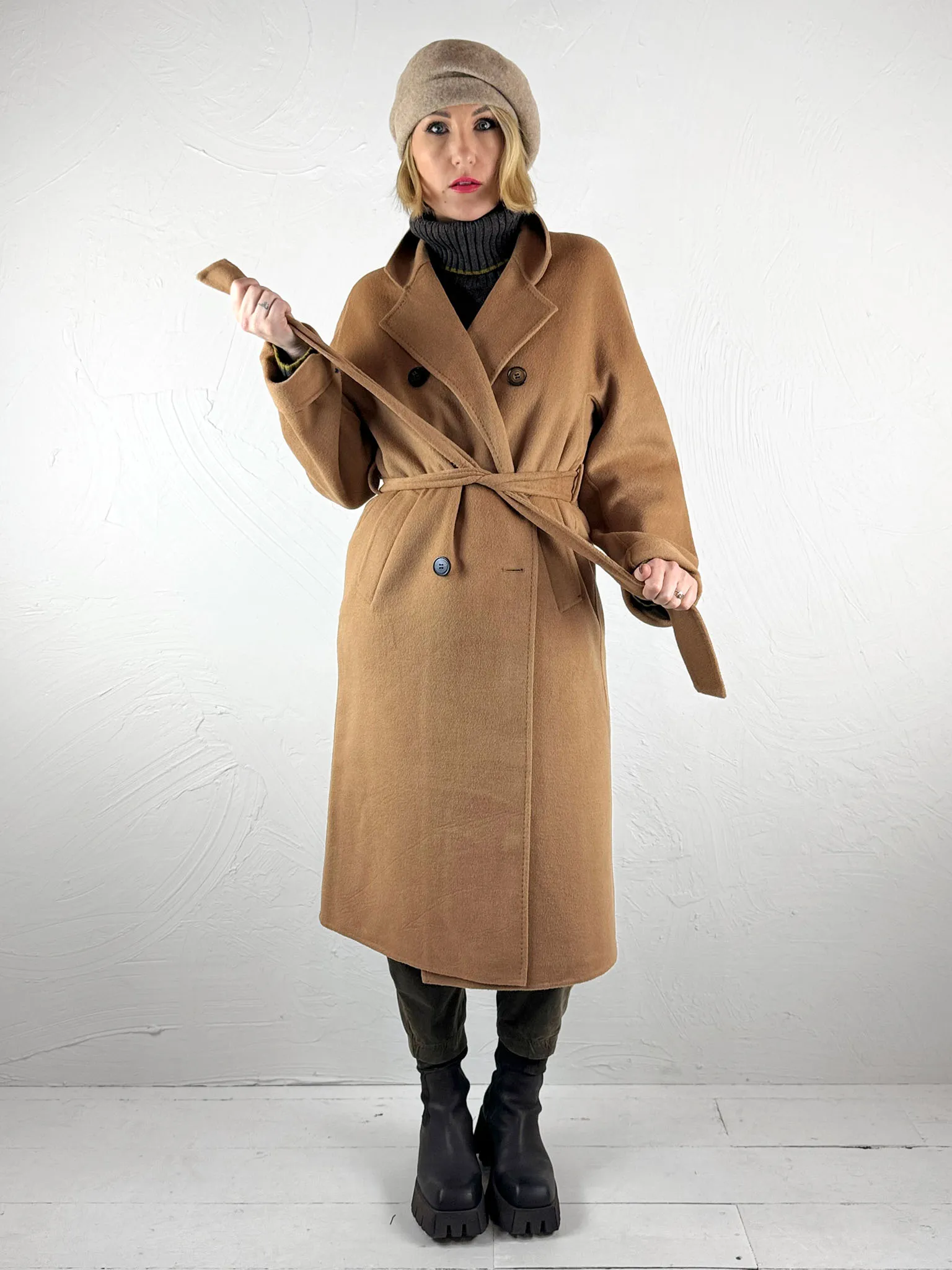 Sunny Studio Sophia Camel Coat