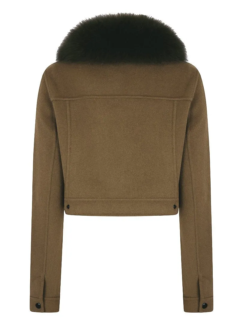 The Marylebone Cashmere Jacket Green