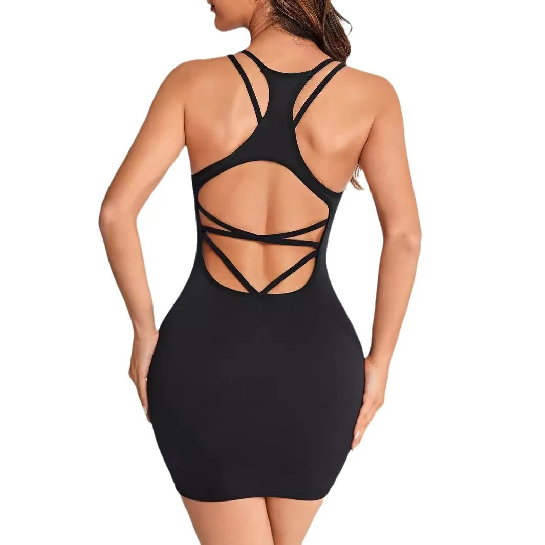 Tight High Elastic Skin-friendly Seamless Dress