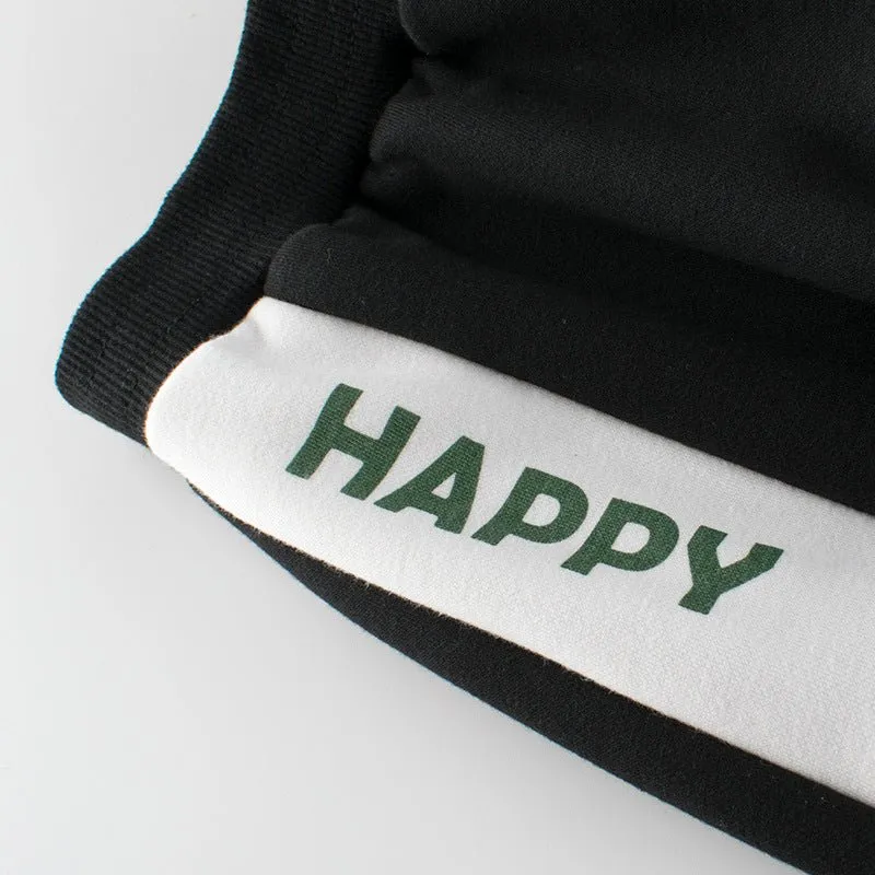 Toddler/Kid "Happy" Stripes Design Casual Pants