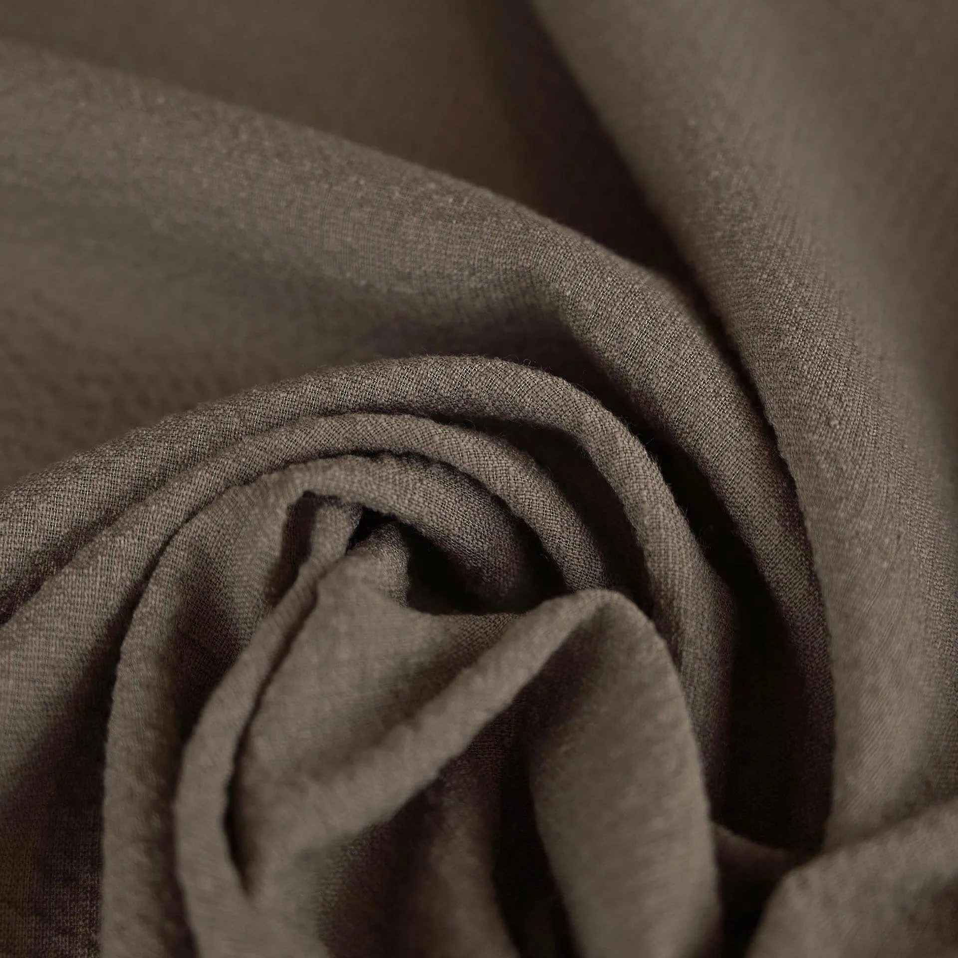 Walnut Brown Seersucker Fabric 98055